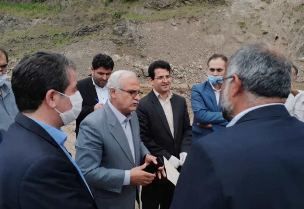 بازدید معاون استاندار گیلان از پروژه های عمرانی آستارا
