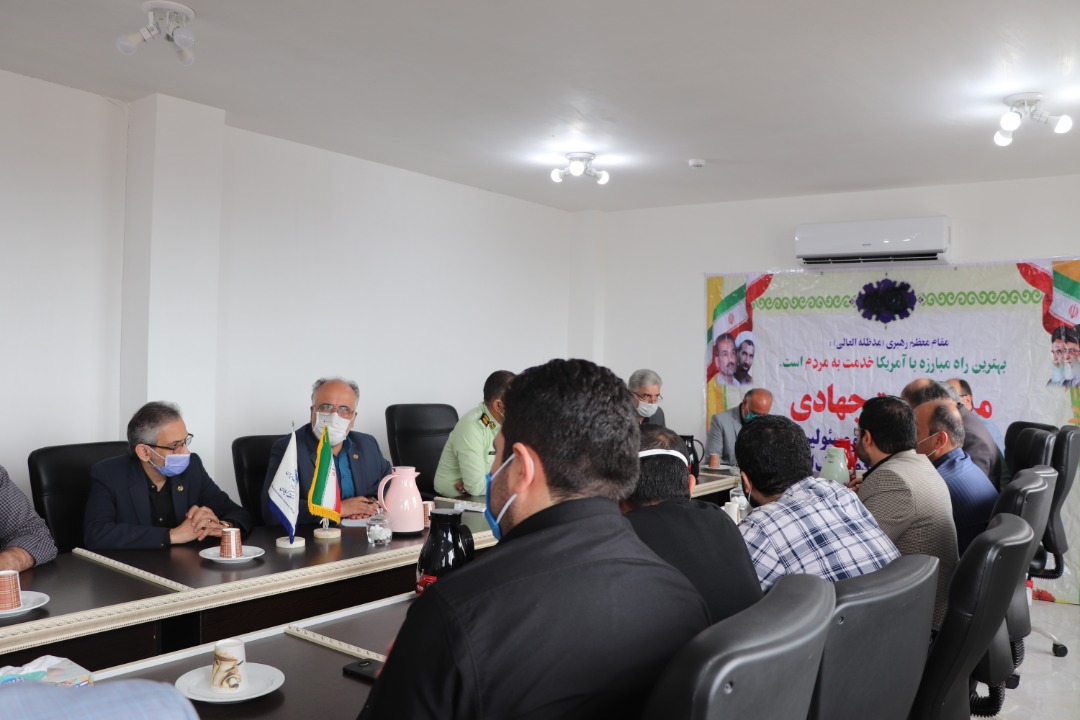 برپایی میز خدمت جهادی جهت حل مشکلات زیرساختی مجتمع مسکن مهر رشت