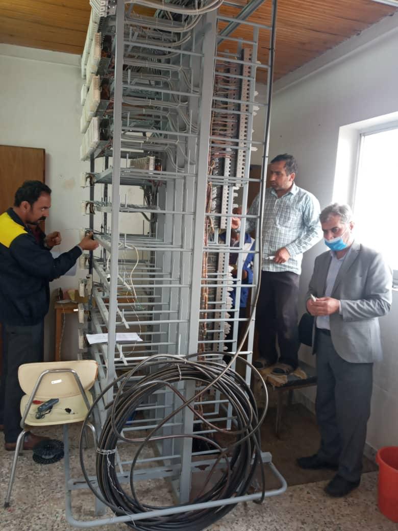 بهسازی مرکز مخابرات چهار محل رودبار