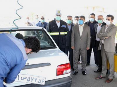 فرماندار رشت از مرکز شماره گذاری خودروی رشت بازدید کرد