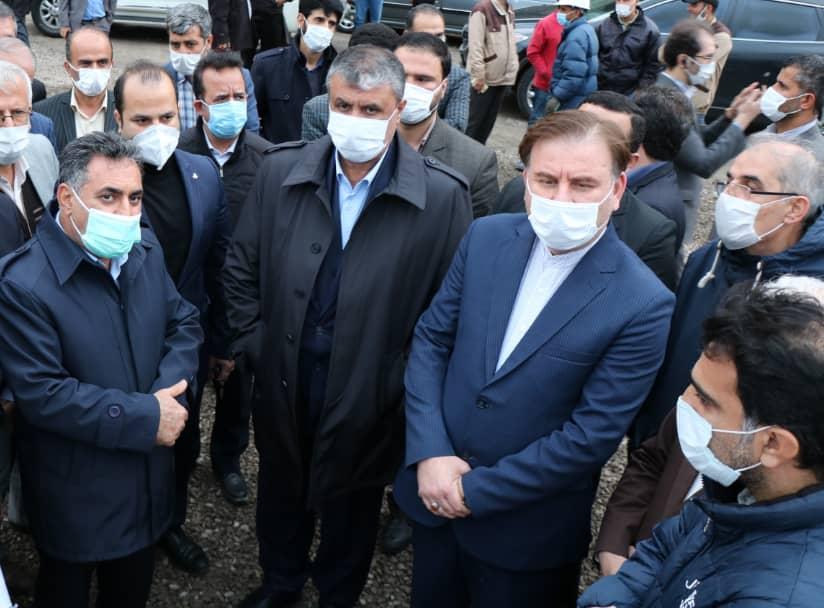 بازدید وزیر راه و شهرسازی و استاندار گیلان از روند تکمیل آزادراه رشت قزوین