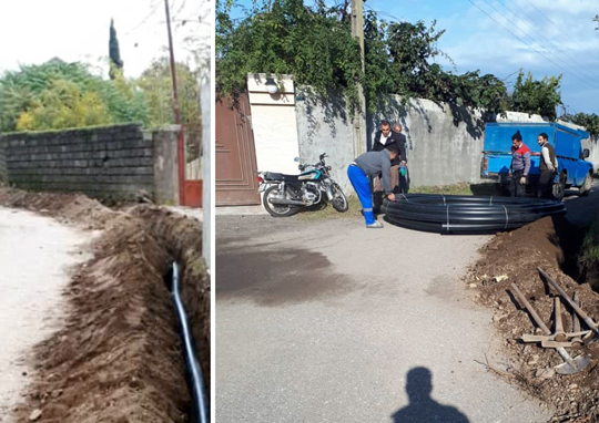 آغاز عملیات اجرایی طرح بازسازی شبکه توزیع آب شرب شهر حویق