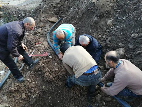 اصلاح و توسعه شبکه آبرسانی منطقه ماکلوان بالا و کمادول شهرستان فومن