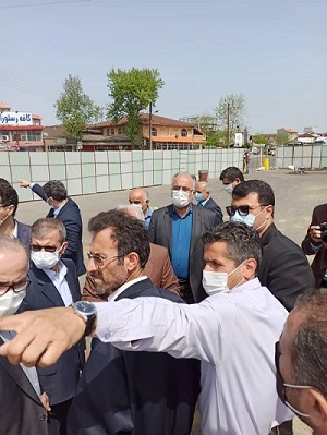 بازدید میدانی مدیر مخابرات منطقه گیلان از روند اجرای پروژه تقاطع غیرهمسطح گیل لاهیجان
