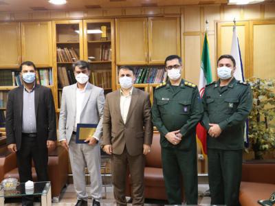 مصطفی پاکزاد فرمانده جدید پایگاه بسیج فرمانداری رشت شد
