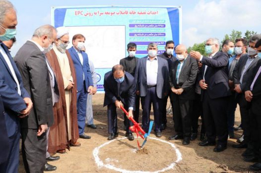 عملیات اجرایی تصفیه خانه فاضلاب صومعه سرا آغاز شد