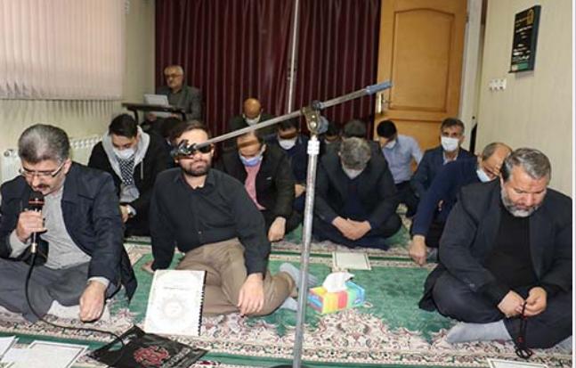 مراسم سوگواری ایام فاطمیه در مجتمع فرهنگی بیمه سلامت برگزار شد