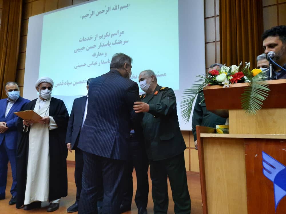 تجلیل فرمانده سپاه قدس گیلان از مدیرکل تامین اجتماعی استان