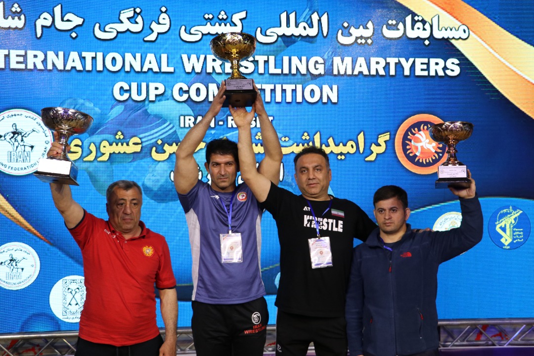 ایران قهرمان رقابتهای بین المللی کشتی فرنگی جوانان در رشت شد