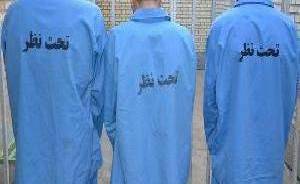 دستبند پلیس كياشهر بر دستان اراذل و اوباش