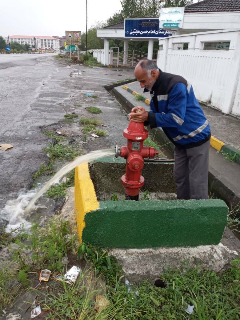 شستشوی ۸۶ کیلومتر از شبکه آبرسانی شهری و روستایی فومن