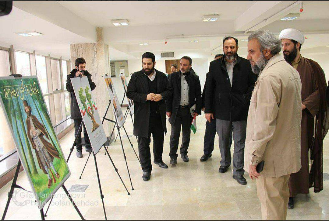 افتتاح نمایشگاه ” تجسم هنر ” در تالار مرکزی رشت