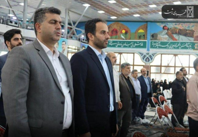 حضور شهردار رشت و جمعی از مدیران شهری در یادواره شهدای گیلانی عملیات بیت­‌المقدس