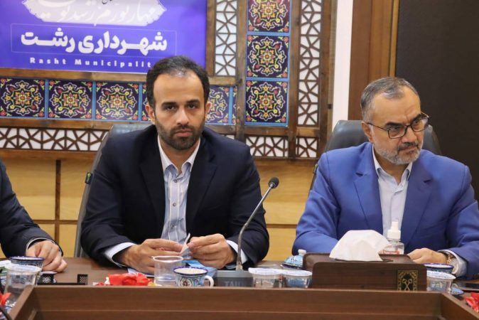 نشست مشترک دستگاه های متولی در موضوع رودخانه های رشت با حضور سرمایه گذار چینی