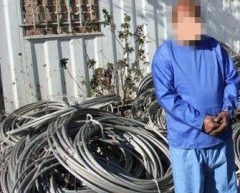۱۰ فقره سرقت در پرونده سارق/ كشف ۳۰۰ متر كابل برق سرقتي در رشت