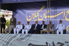 رژه نیروهای مسلح با حضور استاندار گیلان در رشت برگزار شد