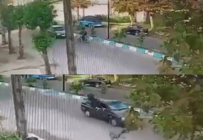 تصادف شدید سواری پراید با دانش‌آموز دوچرخه‌سوار
