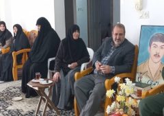 دیدار رئیس تامین اجتماعی کلاچای با مادران سه شهید