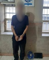 دستگیری سارق غیر بومی توسط پلیس سنگر