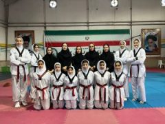 اعزام تیم منتخب دختران تکواندو گیلان به مسابقات منطقه یک کشور