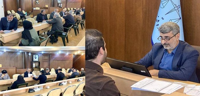 ملاقات مردمی رئيس کل دادگستری گیلان و معاونین قضایی دادگستری استان