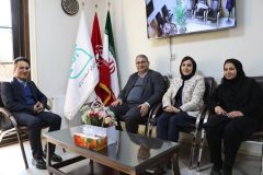 دکتر اسحق جمال امیدی مدیرعامل و نایب رئیس هیئت مدیره شرکت سیمان خزر با دکتر مهدی محمدی مدیر کل استاندارد استان گیلان دیدار کرد