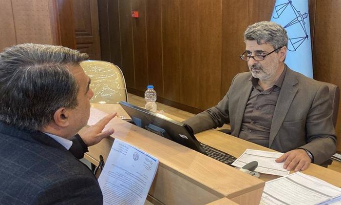 ملاقات مردمی رئيس کل دادگستری استان گیلان و معاونین قضایی رئیس کل دادگستری استان