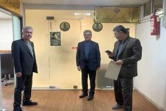 بازدید رئیس دانشگاه علوم پزشکی گیلان از ستاد مرکز شماره دو و تقدیر از کارکنان شیفت عید نوروز