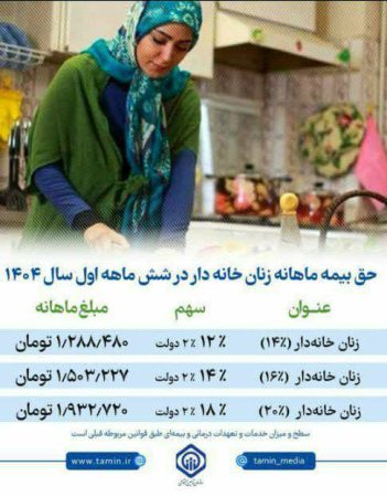جامعه بزرگ زنان خانه دار شایسته آینده ای مناسب همراه با آرامش خاطر هستند