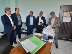 بازدید رئیس کل دادگستری استان گیلان از دادگستری شهرستان فومن