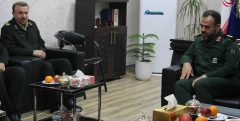 ديدار جانشين فرمانده انتظامي استان گيلان با فرمانده سپاه قدس