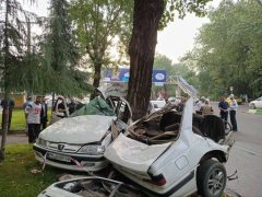 تخطي از سرعت مطمئنه در رانندگي حادثه آفريد