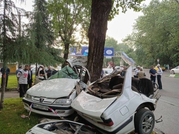 تخطي از سرعت مطمئنه در رانندگي حادثه آفريد