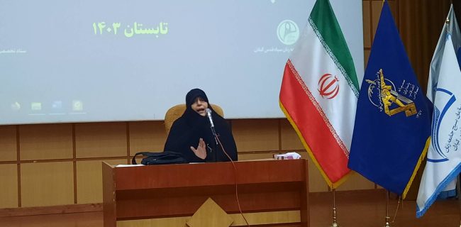 مسئول بسیج جامعه زنان سپاه قدس گیلان ؛زنان با حضور در این دوره از انتخابات می توانند نقشی پررنگ در سرنوشت کشور ایفا نمایند