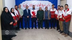 تقویت تعاملات و همکاری های متقابل هلال احمر و تامین اجتماعی لاهیجان برای اقدامات آموزشی