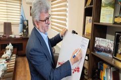 رئیس دانشگاه علوم پزشکی گیلان به پویش «در خط مقدمم» پیوست