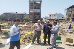 حضور معاون بهداشتی دانشگاه و مدیران گروه‌های تخصصی در محل حملات تروریستی در آستانه‌اشرفیه