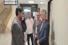رئیس دانشگاه علوم پزشکی گیلان از کلینیک تامین اجتماعی بندر انزلی بازدید کرد