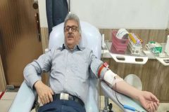 همراهی مستمر رئیس دانشگاه علوم پزشکی گیلان در فرهنگ‌سازی اهدای خون