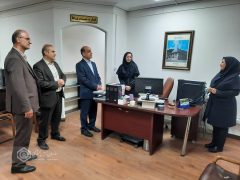 بازدید دکتر حق شناس استاندار گیلان از اداره کل تامین اجتماعی استان
