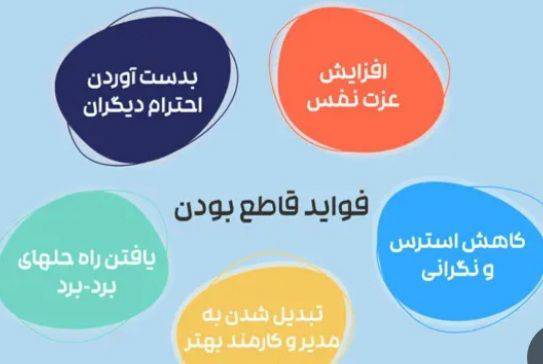 قاطعيت در زندگي کليد موفقيت و روابط سالم