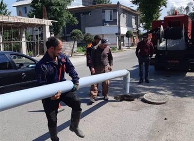 بهسازی شبكه فاضلاب شهر لاهیجان، طی سال جاری