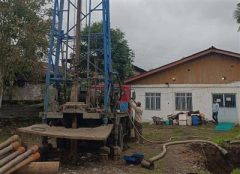 حفر یك حلقه چاه عمیق جدید در روستای بالاده اسالم شهرستان تالش