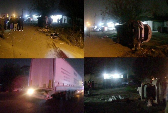 برخورد مرگبار تيگو ۵ با تريلي در محور چوکام–خواچکين/ ۳ جوان جان باختند