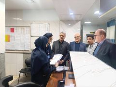 بازدید رئیس دانشگاه علوم پزشکی گیلان از بیمارستان شهید حسین‌پور لنگرود