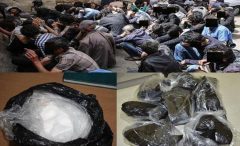 کشف بيش از ۱۵۳ کيلو گرم مواد مخدر در شهرستان لنگرود