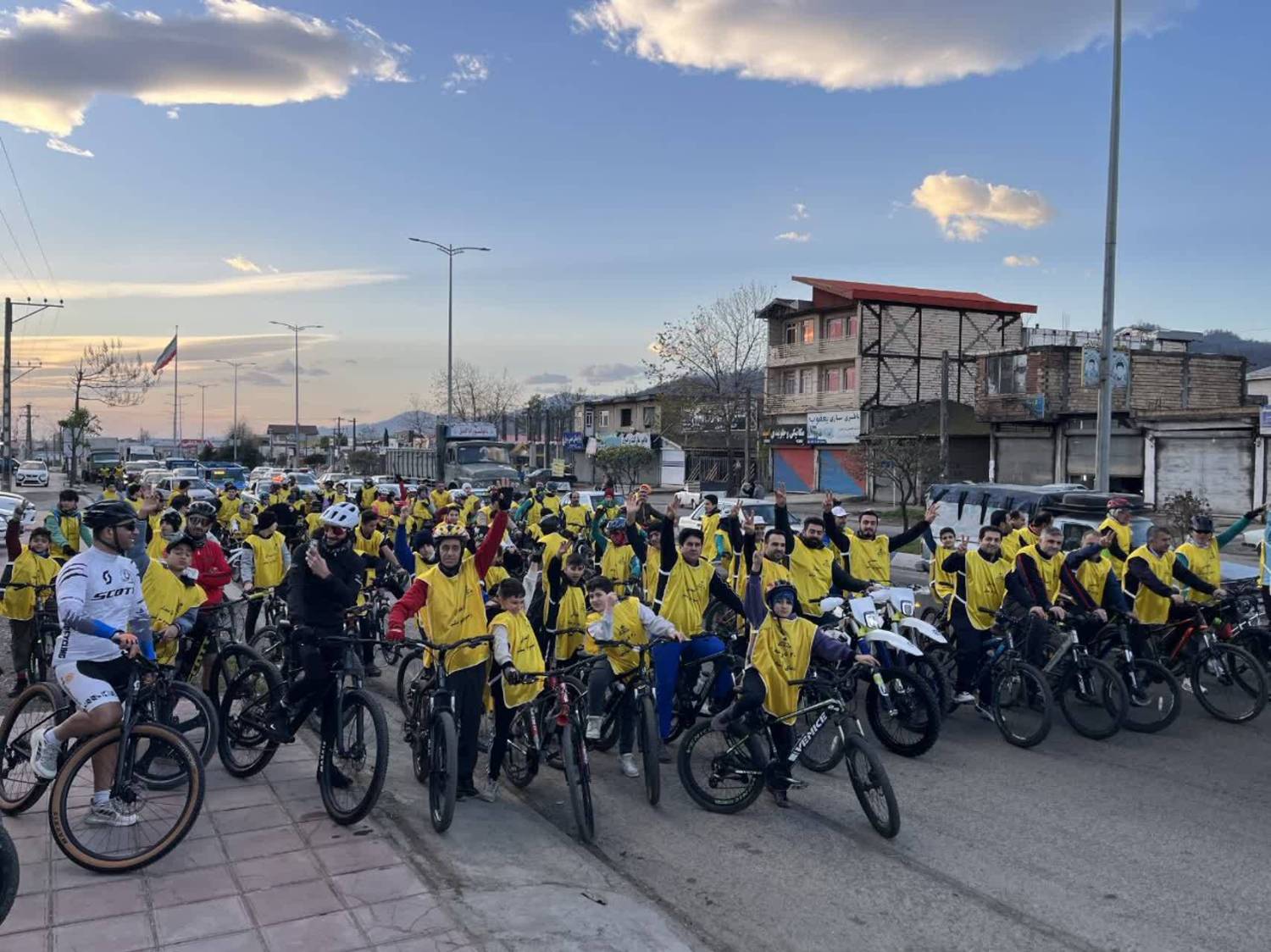 همایش بزرگ دوچرخه‌سواری تالش با محوریت مصرف بهینه گاز برگزار شد