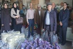 توزیع ۶ میلیارد ریال بسته معیشتی توسط خیر آستانه‌ای در آستانه ماه مبارک رمضان و روز کارآفرینی