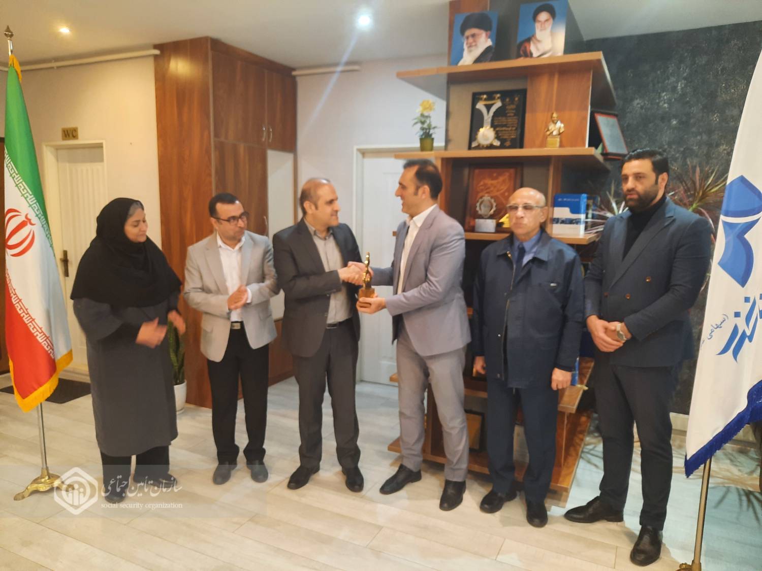 از برگزیده جشنواره انتخاب کارفرمایان برتر تامین اجتماعی گیلان در سطح ملی تجلیل شد