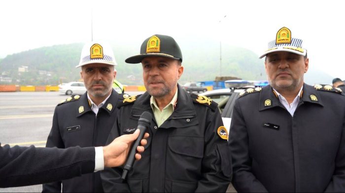 فعالیت روزانه ۳ هزار و ۲۰۰ پلیس برای کنترل ترافیک و تأمین امنیت مسافران درگیلان